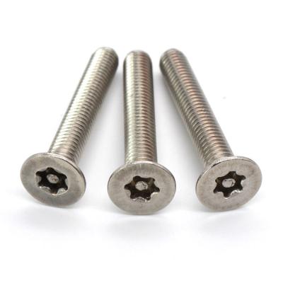 China Pin In Head Torx Countersunk de acero inoxidable atornilla los tornillos antis de la seguridad del hurto en venta