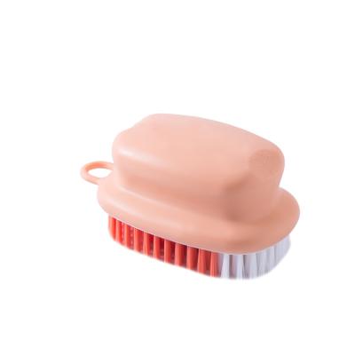 China All Natural Universal Manufacturer Bathroom Laundry Clothes Kitchen Accessories With Liquid Soap Dispenser Cleaning Brushes Shoe Brush for sale