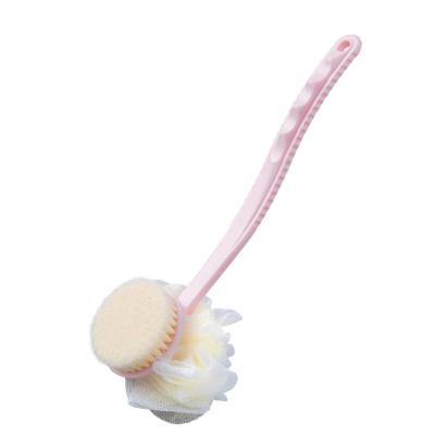 China All Body Natural Plastic Short Nylon Handle Bath Brush Shower Skin Care Bath Cleaning Brush for sale