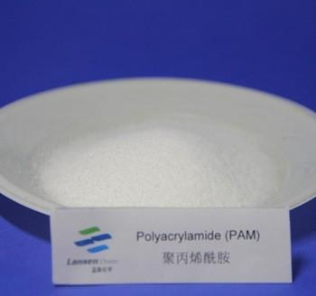 China Tratamiento de aguas residuales de la floculación de PAM Water Soluble Polymers Good de la poliacrilamida de la eficacia alta en venta