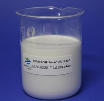 China Eco Friendly Retention Filtration AID White Emulsion No Organic Solvent for sale