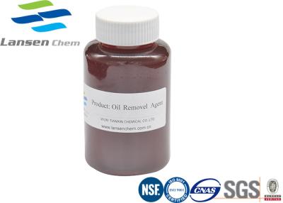 China Floculante del tratamiento de aguas residuales de la refinería de Emulsified Yellow Liquid LSY-502 Demulsifier del agente del retiro del aceite del pH 2-5 en venta