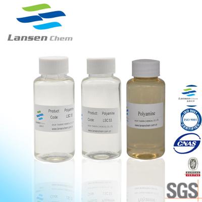 China Polyamine Flocculant Light Yellow Liquid Polyamine for sale