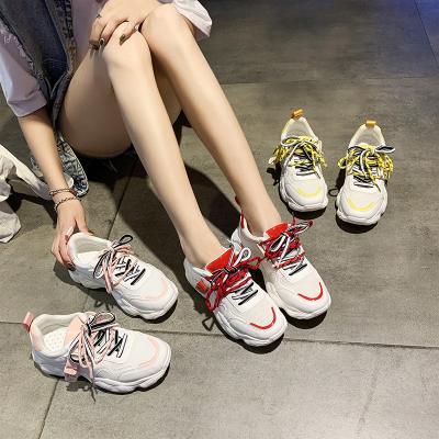 China Fashion Trend Best Sell Walking Style Shoes Mesh Pu Microfiber Leather Women Sports Shoes for sale