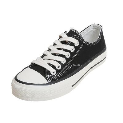 China Classic Low Top PVC Canvas Shoes Ladies Sneakers for sale