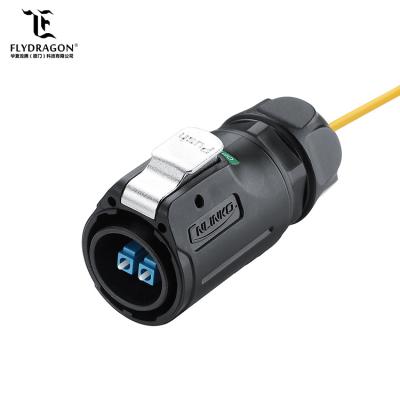 China Outdoor Optical Fast signal Connectors Cable M24 Fiber Optic Light Connector for sale