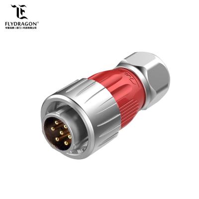 China Certificated IP65/IP67 7Pin Metal Underwater Circular Connector for sale