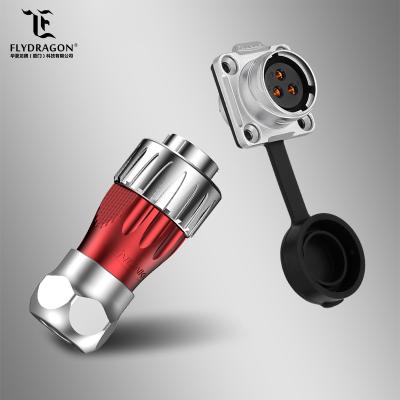 China Certificated IP65/IP67 Male Female 2Pin Metal Bayonet Underwater Circular Connector for sale