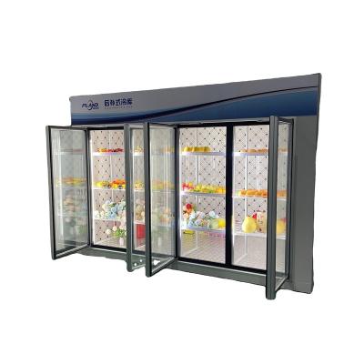 China FLAND Container Display Cold Room Factory Supermarket Walk In Freezer Room Chiller Room For Flowers for sale