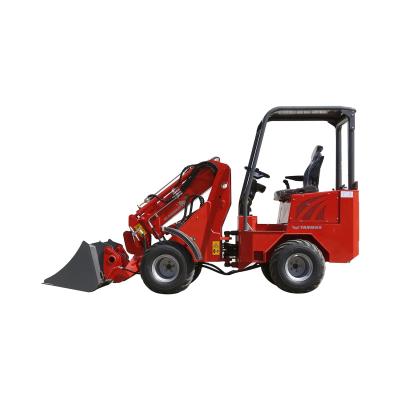 China Raises TL1000 mini telescopic wheel loader with attachments for sale for sale