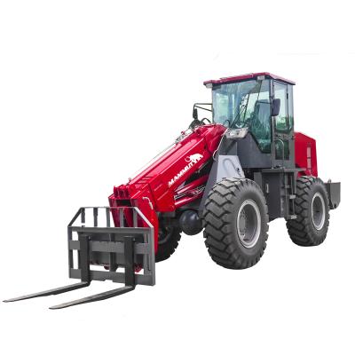 China New Chinese 3ton 3000kg Tl3000 Hotel Design Machine Mini Wheel Loader with Pallet Fork Grass Fork for sale