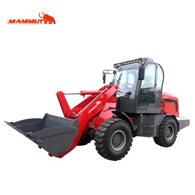 China Building Material Stores EOUGEM WL18 Mini Garden Tractor Excavator Loader With Electric Joystick for sale