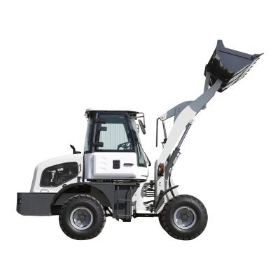 China Qingzhou Manufacturer 4wd Electric Mini Radlader Front End Wheel Loader Articulating Paddle Forks for sale