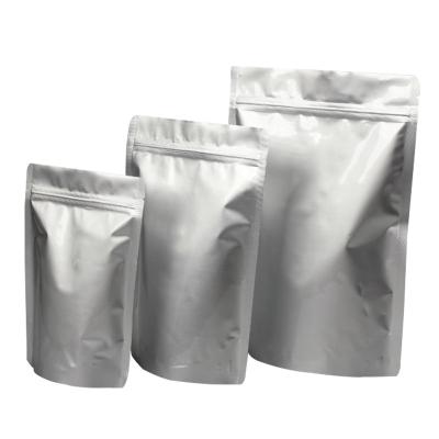 China BIODEGRADABLE wholesale price blank aluminum foil packaging bag/plastic packaging bag, vertical zipper bag can be resealed for sale