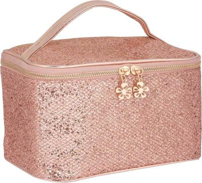 China Fashion High Quality Women Bling Makeup Bag Glitter Travel Toiletry Cosmetic Bag for sale