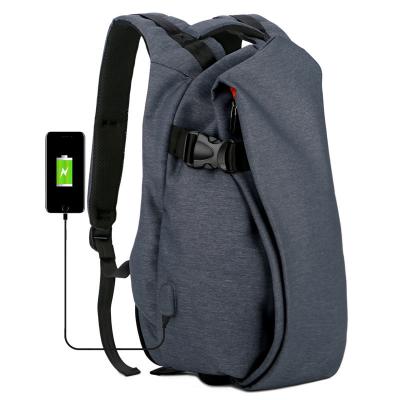 China Fashion trend 100% RPET backpack material men's anti-theft backpack fashion trend large capacity computer bag for sale