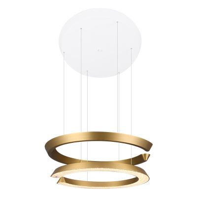 China 2022 Modern Nordic Restaurant Lighting Ring Shape Adjustable Lights Creative Led Decorative Dining Chandeliers for sale