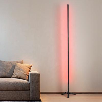 China Nordic Modern Tripod Designer Rgb Light Standing Corner Led Floor Lamp For Living Room for sale