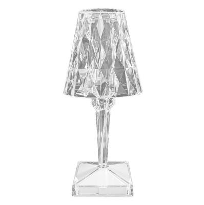 China Modern/EUROPEAN Fashion Decoration Bedroom Portable Indoor Light Touch Crystal Rechargeable Led Table Lamps for sale