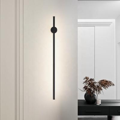 China Modern Modern Indoor Mounted Bedside Led Decorative Long Aluminum 1.0 Meter 15W Wall Lamp for bedroom for sale