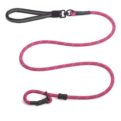 China Wholesale Popular All In One Adjustable Dog P Leash Neoprene Padded Reflective Nylon Rope Durable Pet Leash for sale