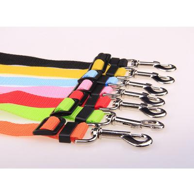 China Hot Selling Adjustable Seat Belt Leash Viable For Small And Medium Dogs Travel Dog Cat Pet Car Seat Belt for sale