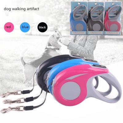 China Working Walking Training Dog Increasing Manufacturer Customized Walking Exercising ABS Leash Retractable Retractable Small And Medium Dog Leash Wholesale Automatic Pe for sale