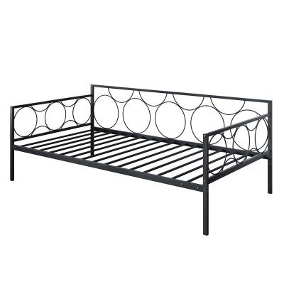 China Easy Clean Cheap Metal Living Room Bed Furniture Iron Daybed Sectional Sofa Bed for sale