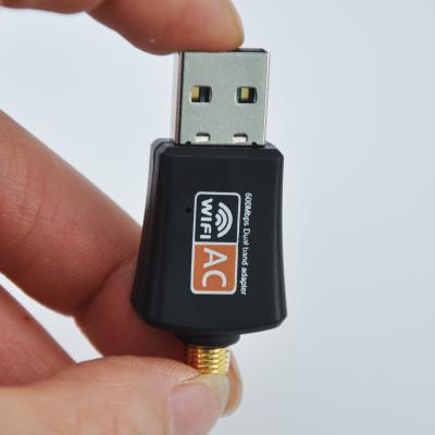 China Wholesales desktop pc usb to lan wifi adapter ethernet adapter supporting 600mbps for sale