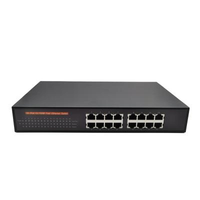 China Network Switch Stackable 16 Port Unmanaged Gigabit With Metal Case for sale