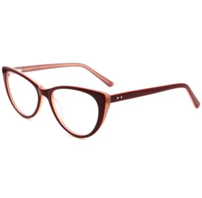 China Reading high quality colorful eyeglasses_frame_for_women acetate monocle frames for women eyewear fashion for sale