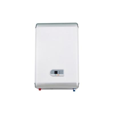 China Hotel 50 Liter Vertical Flat Shape Electric Water Heater for sale