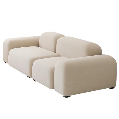 China Italian modern minimalist high quality white fabric sofa bed design living room multi-seater sofa for sale