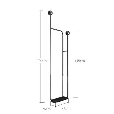 China Wholesale Durable High Quality Multifunctional Hotel Hanger Rack Portable Coat Bedroom Space Hanger for sale