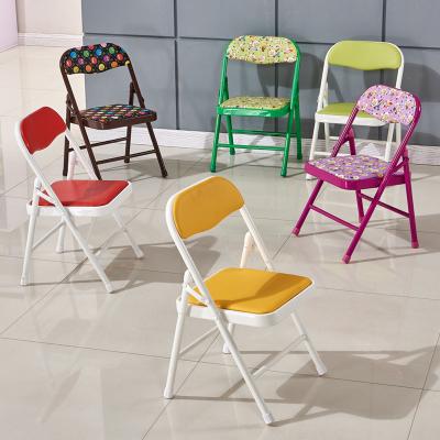 China Colorful Folding Leisure Chair Kids Patio Party Furniture Dining Room Restaurant Chair for sale