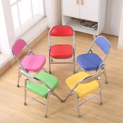 China New design color custom children's restaurant banquet hall wedding baby folding chair leisure chair for sale