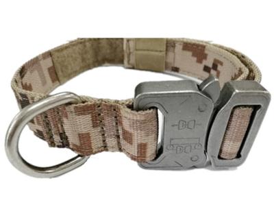 China Pet Viable High Quality Nylon Products Hot Selling Camouflage Dog Collars With Metal Buckle Camouflage Dog Collars for sale