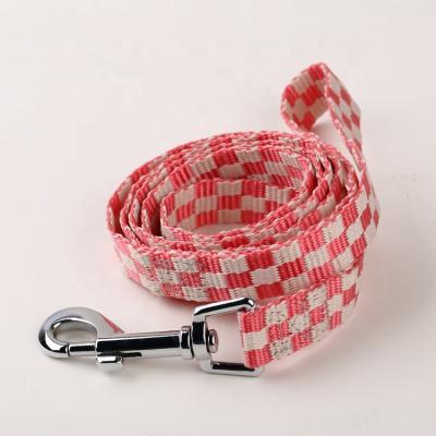 China Durable Jacquard Collar And Leash For Dog Heavy Duty Nylon Material for sale