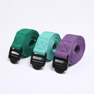 China High Quality Polyester Gym Fitness Belt Durable Yoga Strap For Stretching for sale