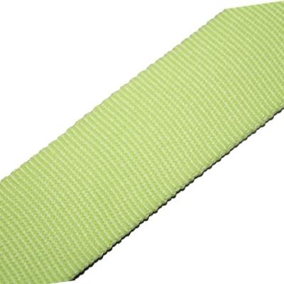 China Durable Light Green Jacquard PP Nylon Polyester Cotton Webbing Ribbon Strap For Bag for sale