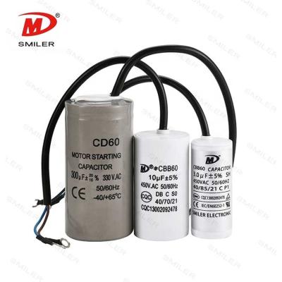 China Motor capacitor supplier start cd60 capacitor 30uf for sale