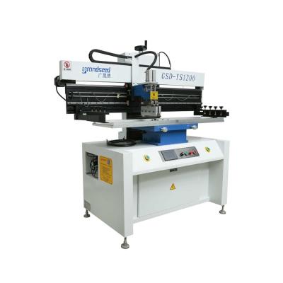 China Building material stores machine for making led tube light bulb, gsd-YS1200 PCB semi-automatic solder paste printer, suitable for small business for sale