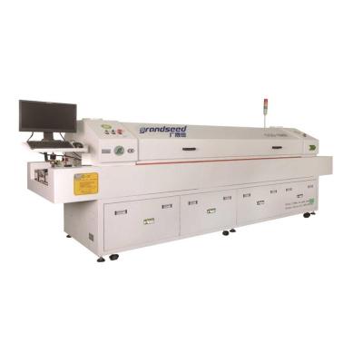 China Up---- 8 Down--- Hot Wind 8 SMT Reflow Oven Led SMD Machine Light Making Machine, Led Soldering Machine, Reflow Oven flow for sale