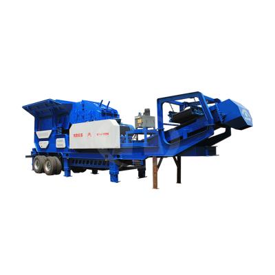 China Mining Mobile Magnetite Perlite Crusher Mobile Crushing Plant for sale