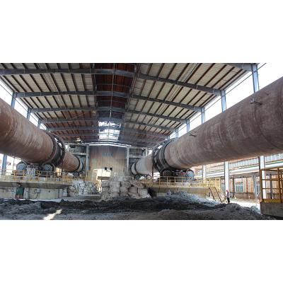 China Building Material Stores Spain Magnesium Cement Production Line Rotary Kiln Plant for sale