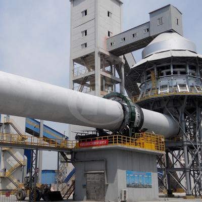 China Building Material Shops Small Scale Cement Production Line Rotary Kiln Equipment for sale