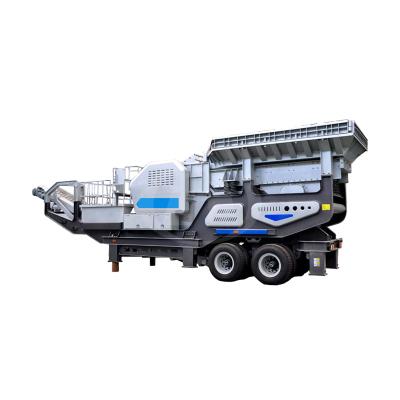 China Ore Factory Price Mobile Jaw Crusher Stone Crushing Factory Full Set Portable Gold Rock Crusher Machine for sale