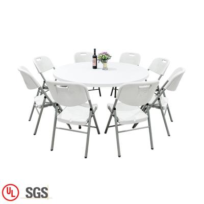 China Modern Wholesale Commercial Stackable Round PVC Used Banquet Tables For Sale for sale