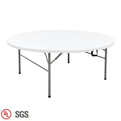 China Modern Outdoor Modern Banquet Round Used Folding Dining Tables For Sale for sale