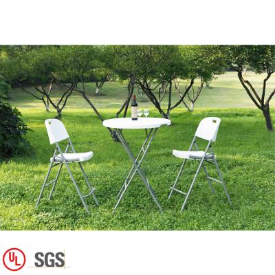 China Factory direct modern high round cheap high round cheap folding cocktail table folding plastic cocktail table for sale